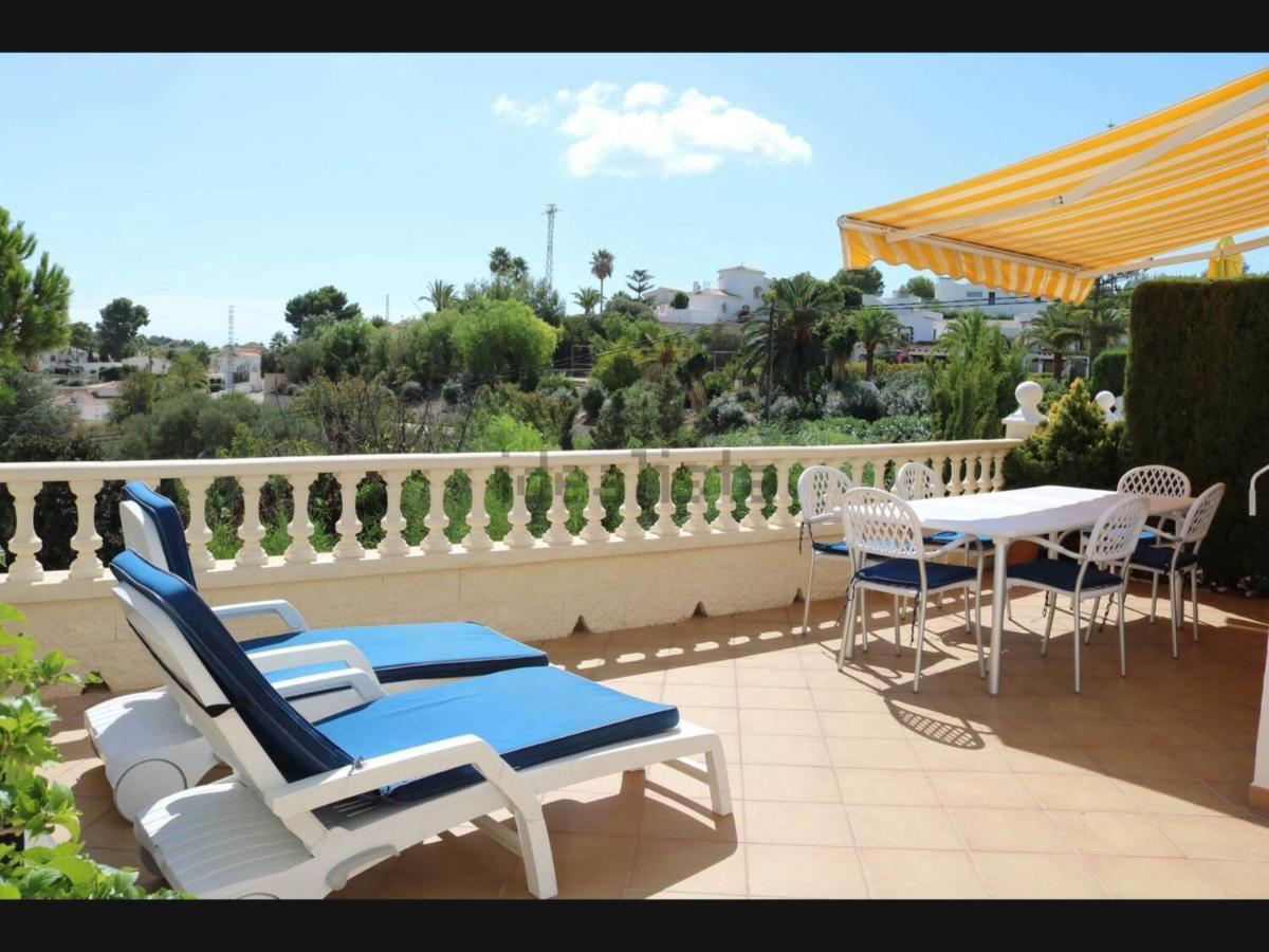 Rosalalinda - Cosy Semi-Detached Home With Sea Views And Large Terrace Moraira Exterior photo